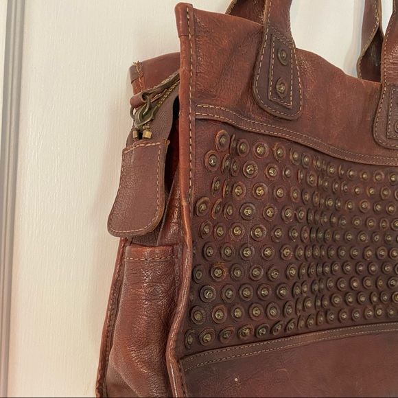 Frye Leather Satchel in Cognac - Picture 4 of 9